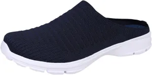 ZSpzx Womens Casual Shoes Slip On Low Top Mesh Breathable Air Cushioned Lightweight Slides Round Toe Memory Foam Closed Toe Comfortable Jogging Shoes Footwear for Daily Wear Outdoor Indoor