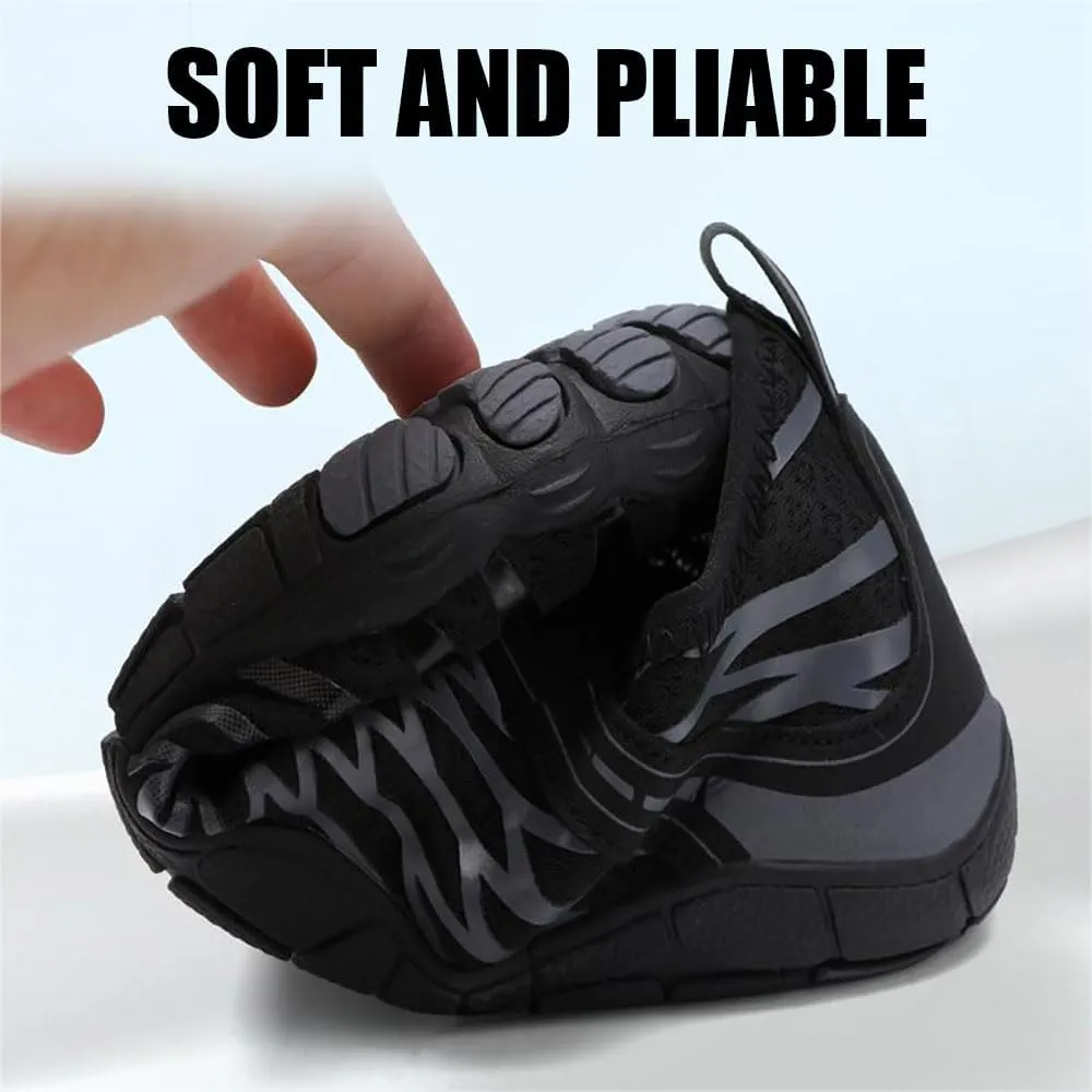 Zureto Hike Barefoot Footwear for Womens Mens, Unisex Waterproof Non-Slip Trail Running Barefoot Shoes Sandals